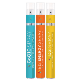 Active Lifestyle Spray Vitamin Kit (Set of 3 Oral Sprays)