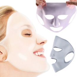 1pcs Silicone Face Mask for Face Sheet Mask Anti-off Ear Fixed Prevent Essence Evaporating Reusable Face Mask Skin Care Tool