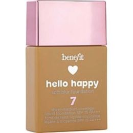 Benefit By Benefit Hello Happy Soft Blur Foundation Spf 15 - # 7 Medium Tan Warm --30ml/1oz For Women
